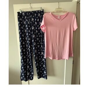 NWT Fashion by Mirabeau Loungewear Women’s M shirt; L pants.